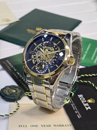Rolex Skeleton Open Heart - Adjustable, Ultramarine