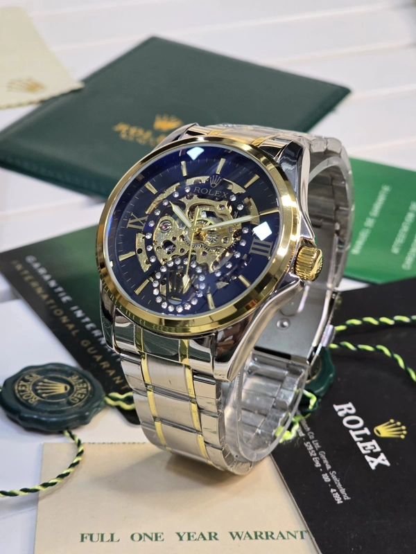 Rolex Skeleton Open Heart - Adjustable, Ultramarine