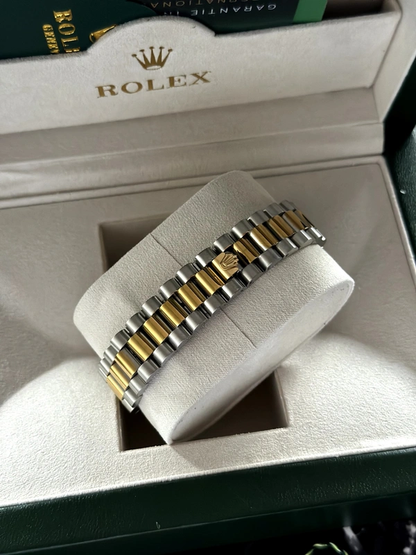 Rolex DayDate 36 Dual Tone For Men 😍 - Adjustable, Black
