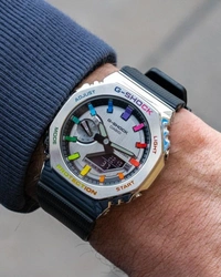Casio G-Shock Most demanded G-Shock GM2100 with metal body in stock 🤩 ❤️ - Adjustable, rainbow