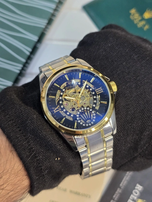 Rolex Skeleton Open Heart - Adjustable, Ultramarine