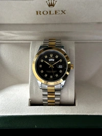 Rolex DayDate 36 Dual Tone For Men 😍 - Adjustable, Black