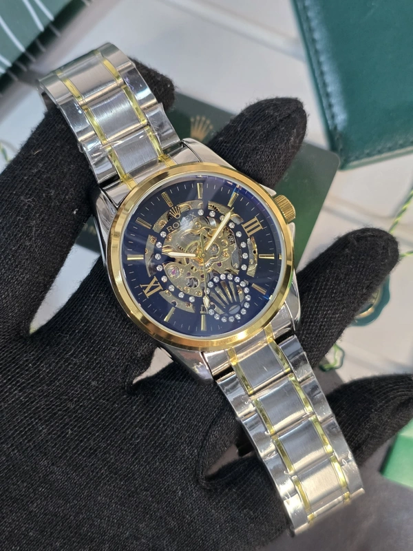 Rolex Skeleton Open Heart - Adjustable, Ultramarine