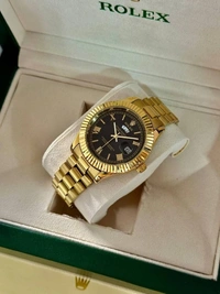 Rolex Day-Date For Men - In Budget Price ✅😍 - Adjustable, Black Dial