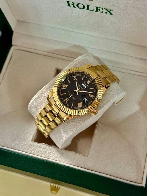 Rolex Day-Date For Men - In Budget Price ✅😍 - Adjustable, Black Dial