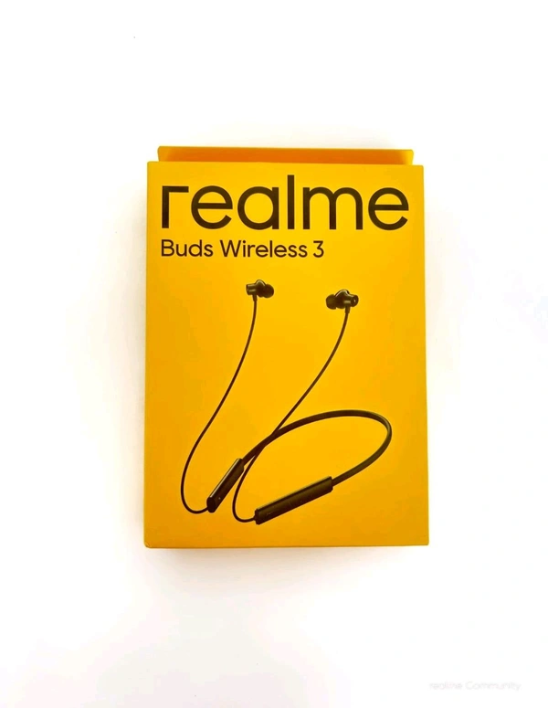 Realme Buds Wireless 3 - Black, Free Size