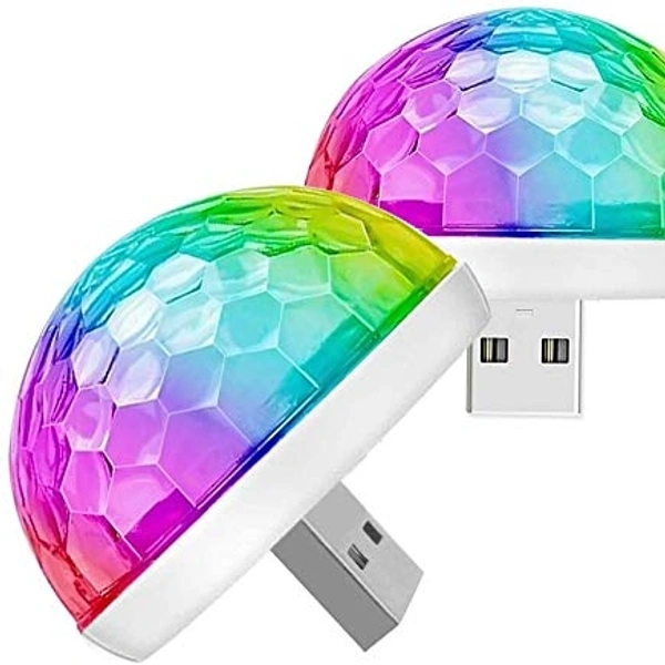 UNILOG  Mini USB Disco Light - Black, Free Size