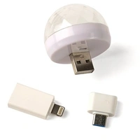 UNILOG  Mini USB Disco Light - Black, Free Size