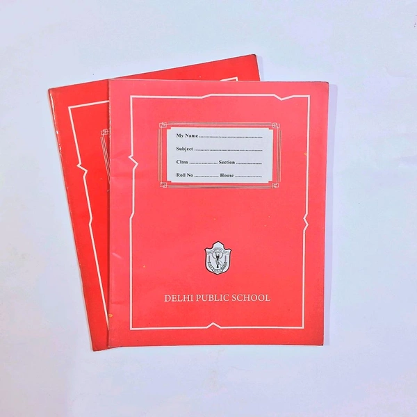 Delhi Public School  REFURBISHED DPS Test Copy Only 1 Peice - Red, 25cm X 17cm