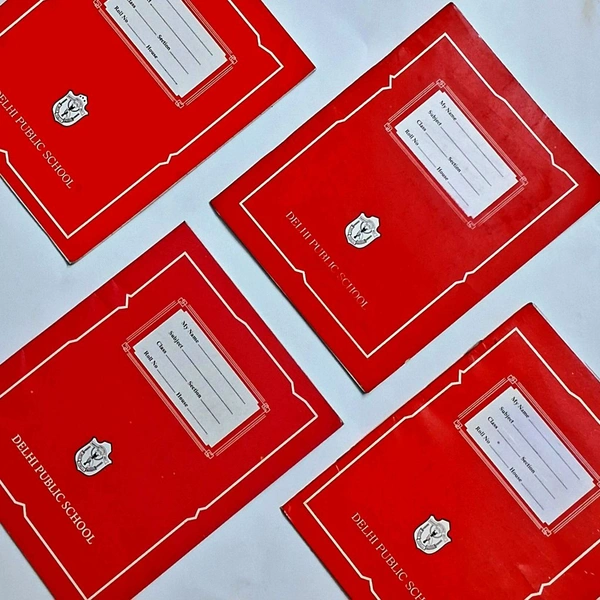 Delhi Public School  REFURBISHED DPS Test Copy Only 1 Peice - Red, 25cm X 17cm