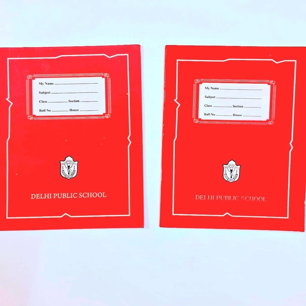Delhi Public School  REFURBISHED DPS Test Copy Only 1 Peice - Red, 25cm X 17cm