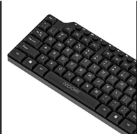 Ivoomi Ziggy Multimedia Wired USB 114 Keys Standard Desktop Keyboard Compatible with Desktop, Laptop