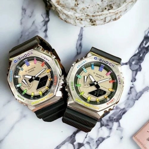 Casio G-Shock Most demanded G-Shock GM2100 with metal body in stock 🤩 ❤️ - Adjustable, rainbow