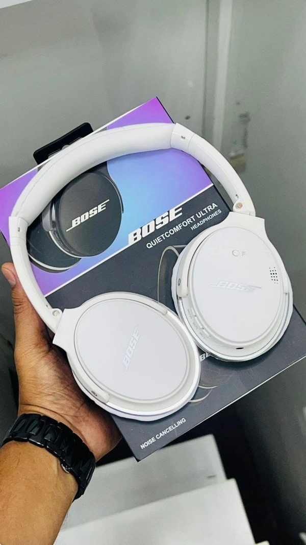 Bose QC Ultra Premium  Headphones 🎧 - Adjustable, White