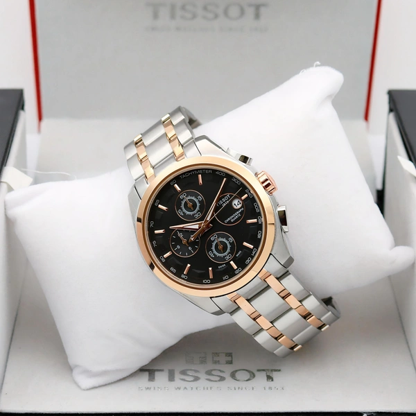 Tissot Couturier Chronograph  Men's Premium 🔥 - Adjustable, Black