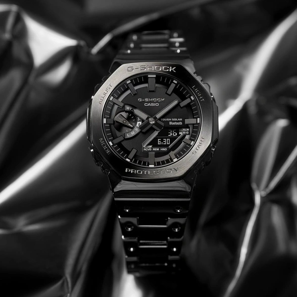 casio Most demanded G-Shock GM-B2100 with metal body  🤩 ❤️ - adjustable, Black