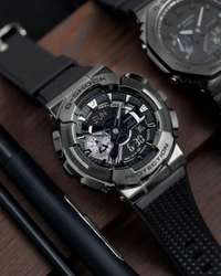 Casio G-Shock GM110 with metal body in stock 🤩 ❤️ - Adjustable, Black