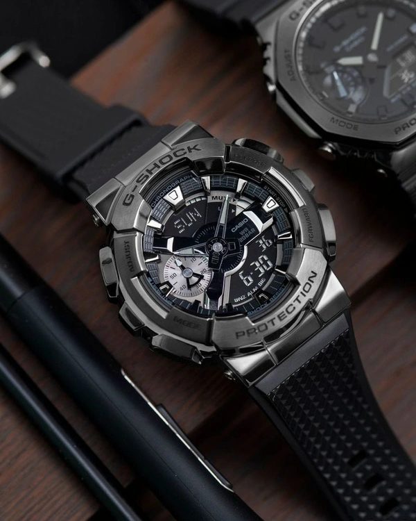 Casio G-Shock GM110 with metal body in stock 🤩 ❤️ - Adjustable, Black