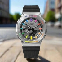 Casio G-Shock Most demanded G-Shock GM2100 with metal body in stock 🤩 ❤️ - Adjustable, rainbow