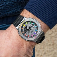 Casio G-Shock Most demanded G-Shock GM2100 with metal body in stock 🤩 ❤️ - Adjustable, rainbow