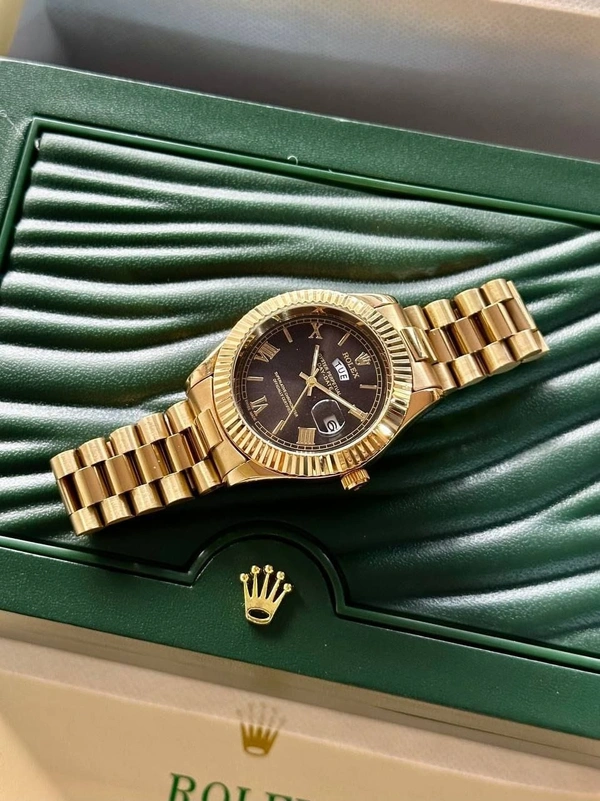 Rolex Day-Date For Men - In Budget Price ✅😍 - Adjustable, Black Dial