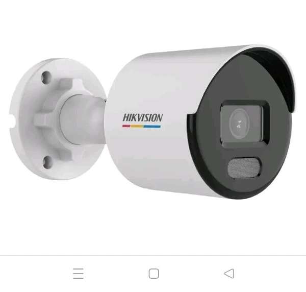 HIKVISION 4 Mp/1080p IP Colorvu Outdoor Bullet Network Ethernet Camera [Color Night Vision | Motion Detection | Weatherproof Ip67] Ds-2Cd1047G2-L Compatible with Nvr