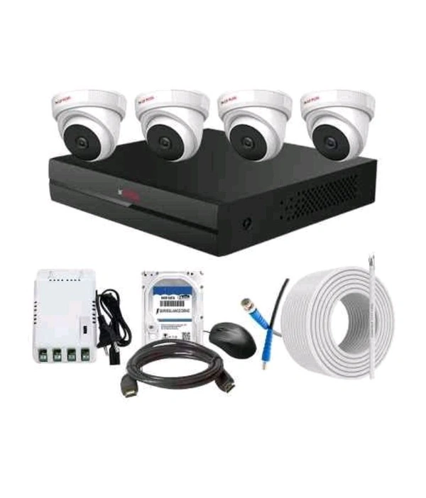 CP CP PLUS 4 channel DVR with 2.4MP Camera  - Pack Of 2Camera