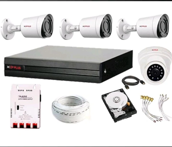 CP Plus 4Cctv Camera Complete Setup 