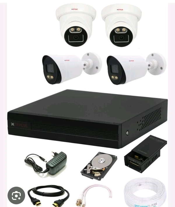 CP Plus Color Night Vision Cctv Camera Setup 