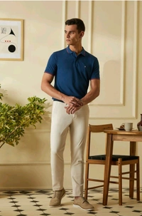 Van Heusen Men's Solid Regular Fit T-Shirt - nuc, XL XXL S L M
