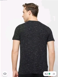 SPORTO Men Black T-shirt  - Black, XL