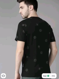 ROADSTER Men Black Grey Typography Cotton Printed T-shirt  - Black, XL