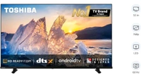 TOSHIBA 80 cm (32 inches) V Series HD Ready Smart Android LED TV 32V35MP (Black) - Black, 32 Inches