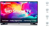 SAMSUNG  Samsung 80 cm (32 inches) HD Ready Smart LED TV UA32T4380AKXXL (Glossy Black) - Black, 32 Inches