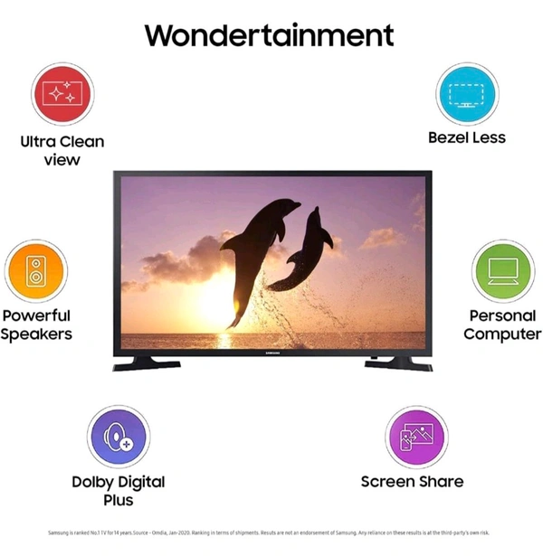 SAMSUNG  Samsung 80 cm (32 inches) HD Ready Smart LED TV UA32T4380AKXXL (Glossy Black) - Black, 32 Inches