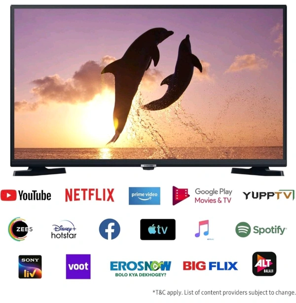 SAMSUNG  Samsung 80 cm (32 inches) HD Ready Smart LED TV UA32T4380AKXXL (Glossy Black) - Black, 32 Inches
