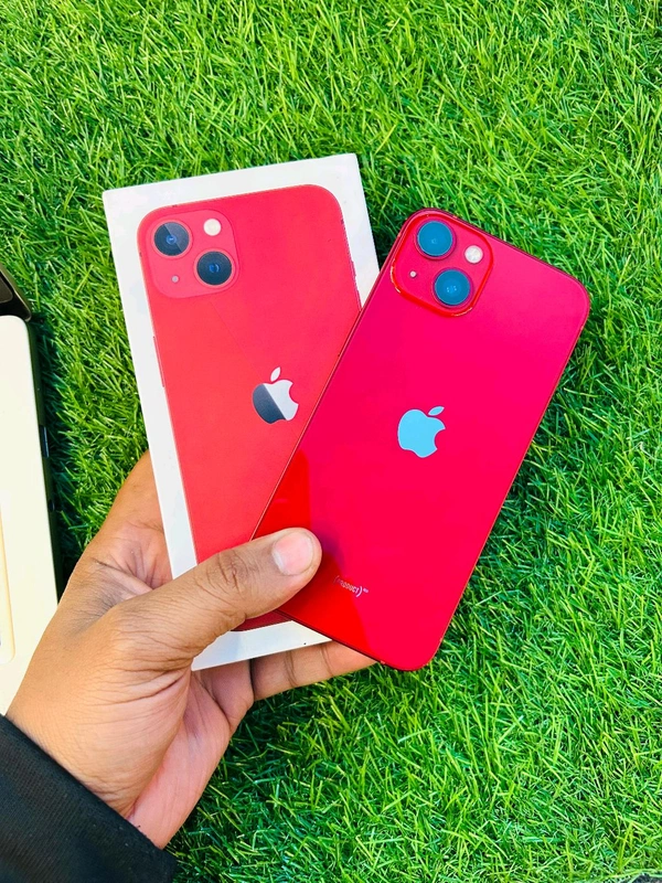 Apple I PHONE 13 128GB (100% BT) - 10 Day, Red Orange, Open Box