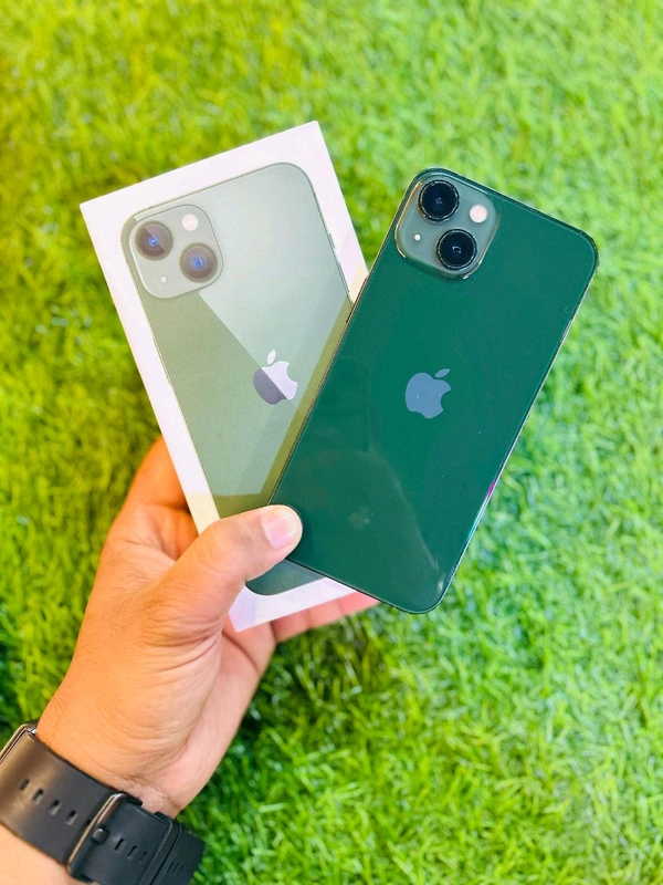 Apple I PHONE 13 128GB (94% BT) - 7 Month, Green Leaf, Super Mint