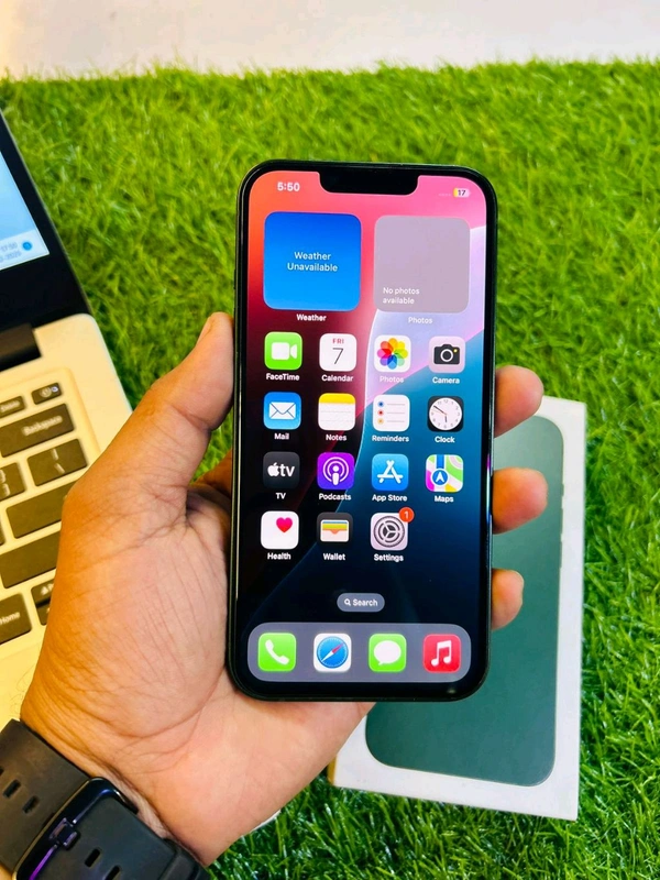 Apple I PHONE 13 128GB (94% BT) - 7 Month, Green Leaf, Super Mint