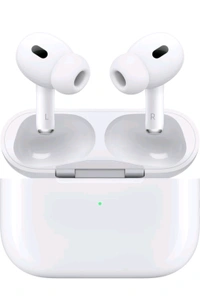 Appel AirPods Pro (2nd generation) with MagSafe Case (USB-C) Bluetooth Headset (White, True Wireless)