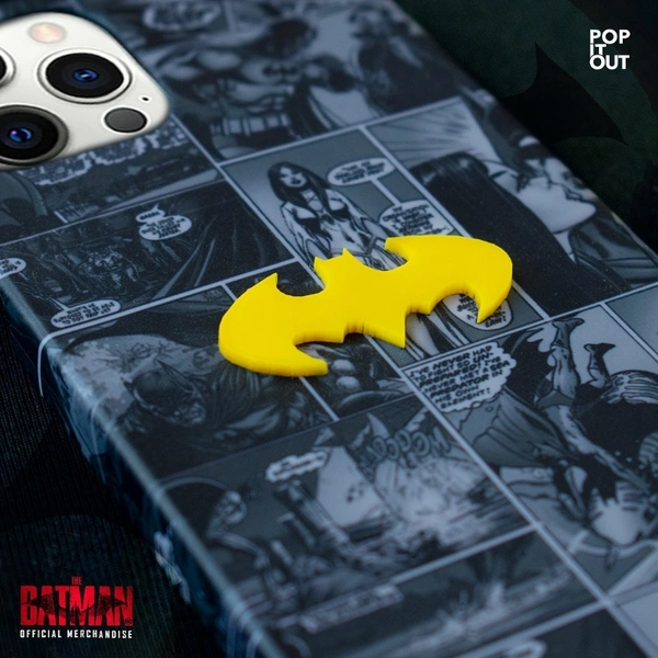 Batman back Case(3D) - Transparent Black