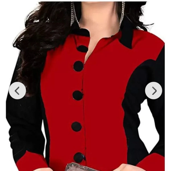 Red And Black Chudithar (Modern) - black And Red (Mixed), M,L,XL,XXL,XXL