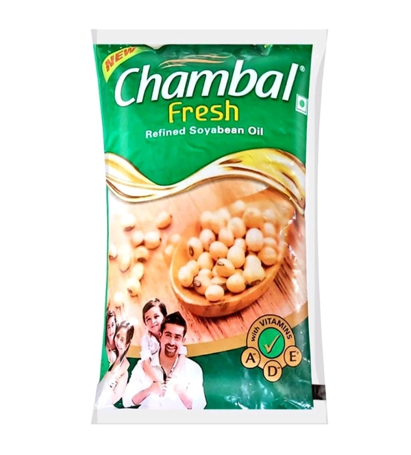 Chambal Refined Soyabean Oil - 1ltr