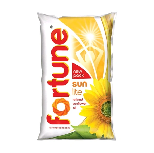 Fortune Sunlight Refined Sunflower Oil  - 1ltr