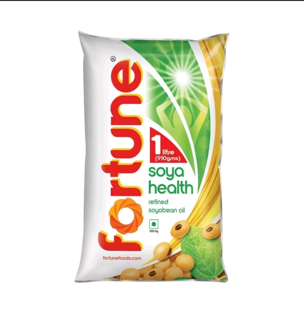 Fortune Soya Health Refined Soyabean Oil - 1ltr