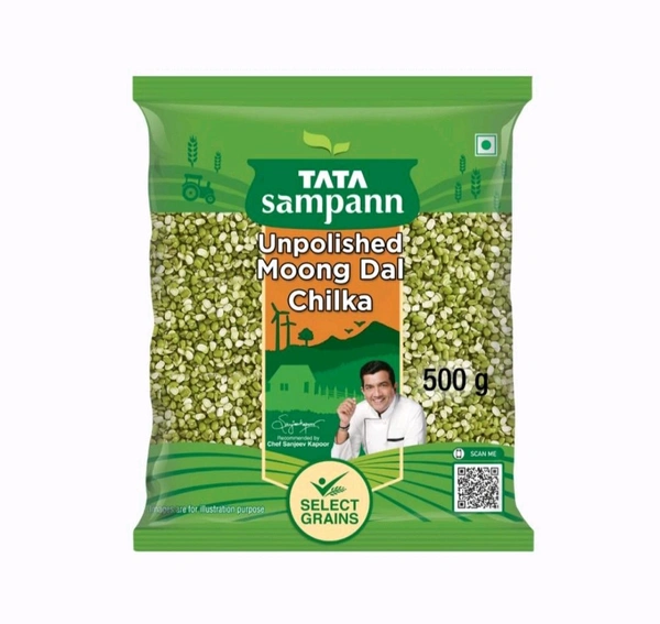 Tata Sampann Green Moong Dal Chilka - 500g