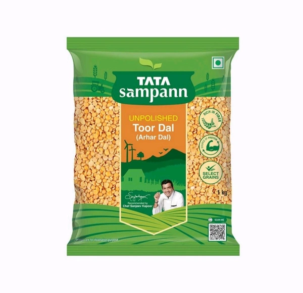 Tata Sampann Toor/Arhar Dal - 1kg