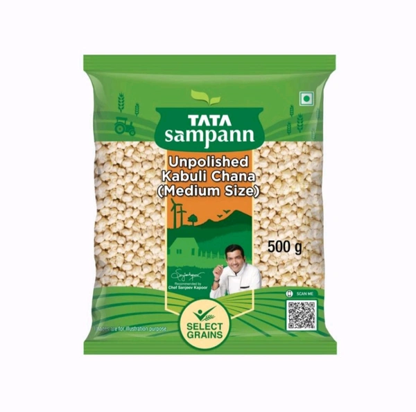 Tata Sampann Kabuli Chana(medium Size) - 500g