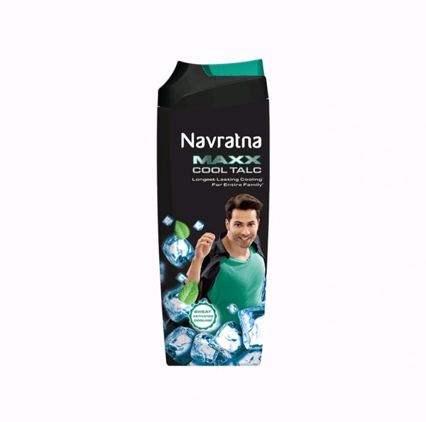 Navratna Maxx Cool Talcum Powder - 400g