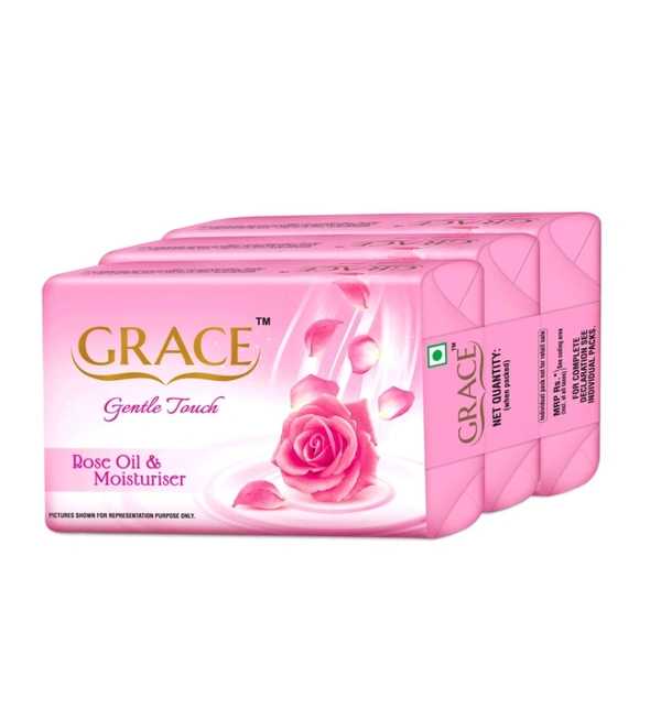 Grace Rose Oil & Moisturiser - 3×150g
